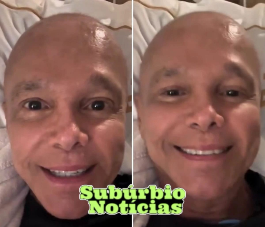 Netinho é internado para nova fase da quimioterapia: 'Vamo que vamo'