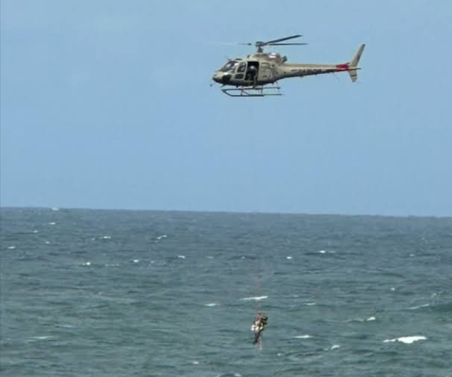 OPERAÇÃO COM O GRAER RESULTA EM PRISÃO EM FLAGRANTE NA PRAIA DO CANTA GALO EM SALVADOR